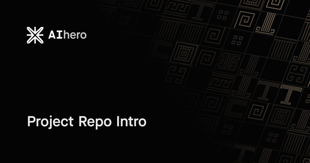 Project Repo Intro | Before We Start
