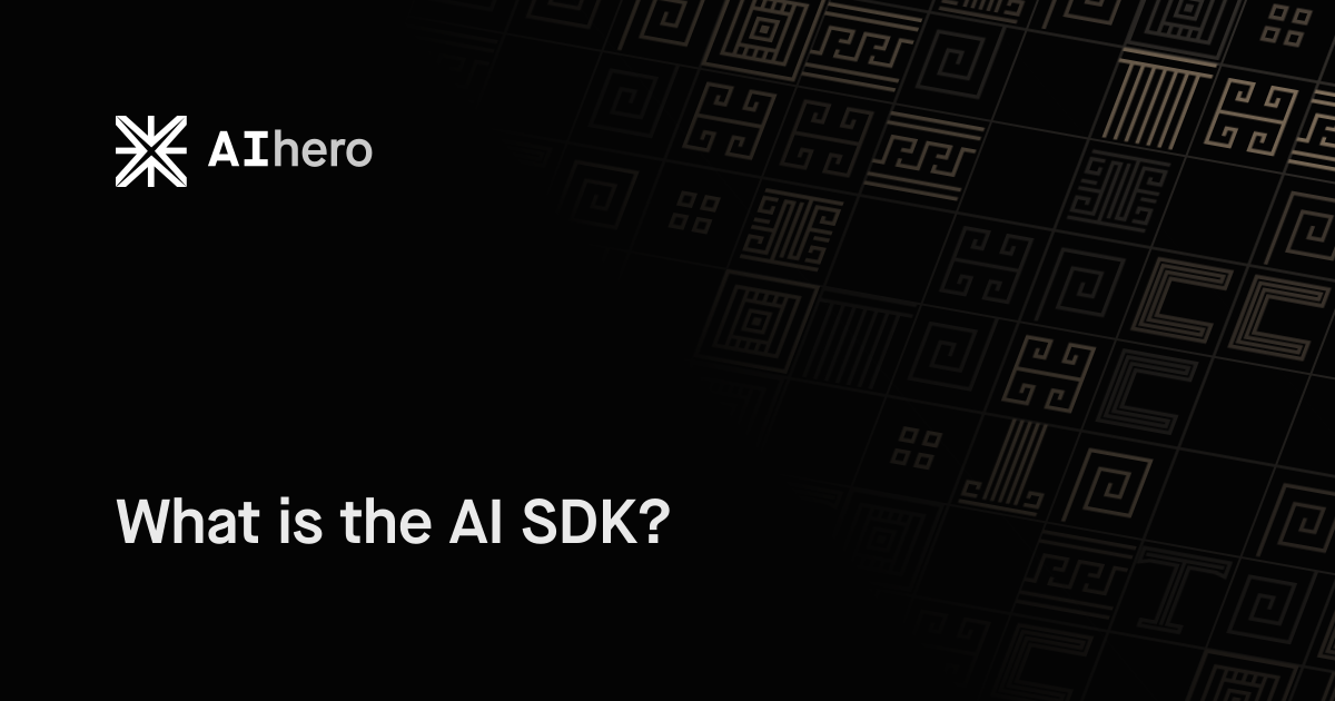 What is the AI SDK? | AI SDK v6 Crash Course
